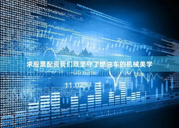求股票配资我们既坚守了燃油车的机械美学