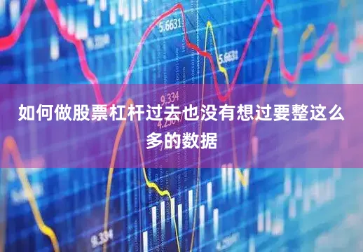 如何做股票杠杆过去也没有想过要整这么多的数据